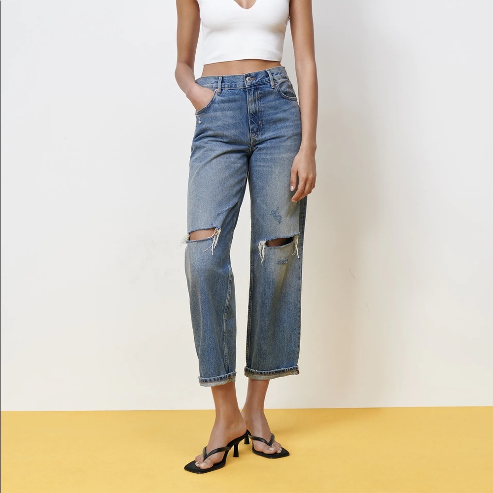 COPY - COPY - NWT Zara The New Daddy JEANS
